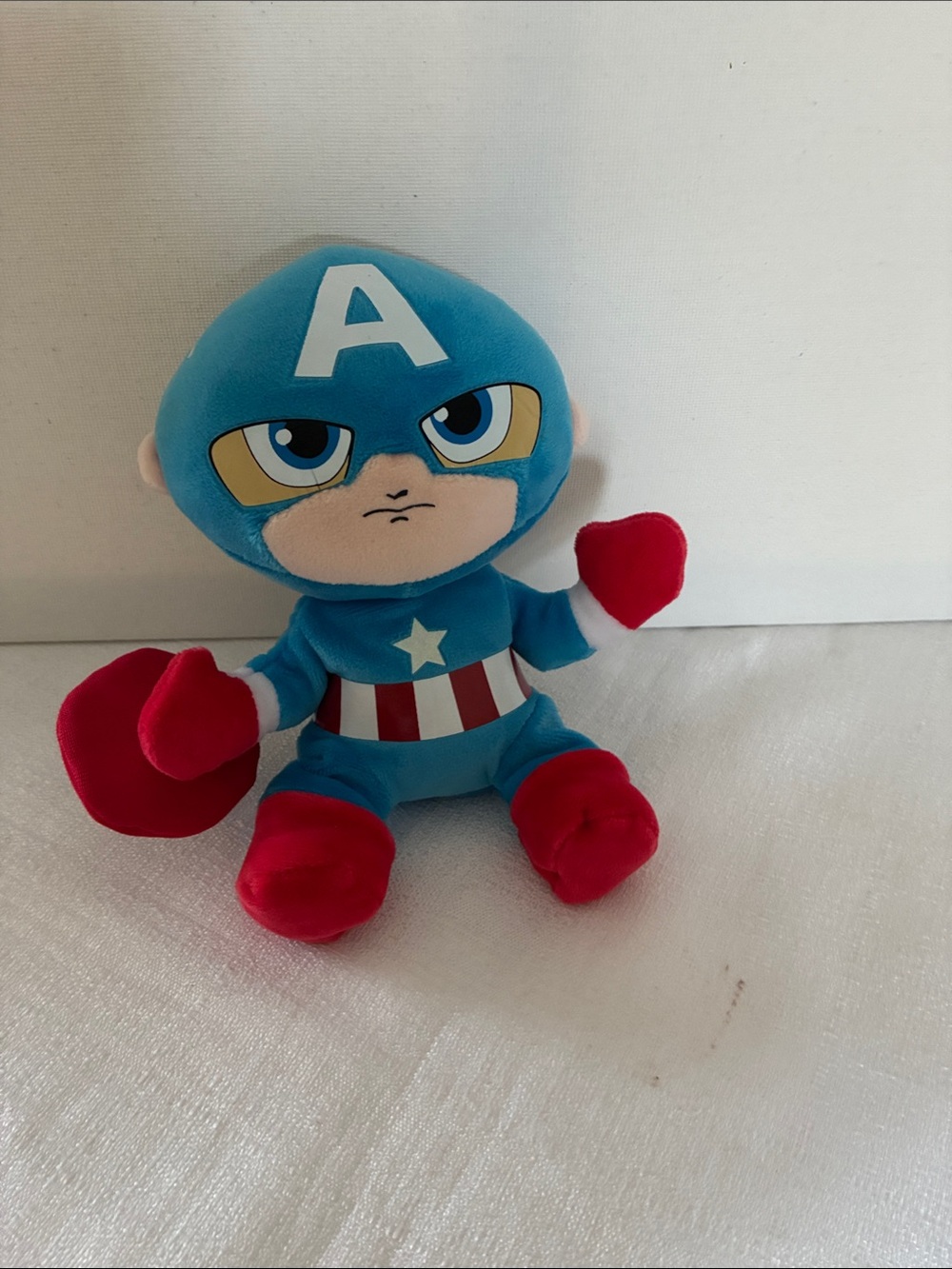 Ty Blue and Red Captain America hero Plush